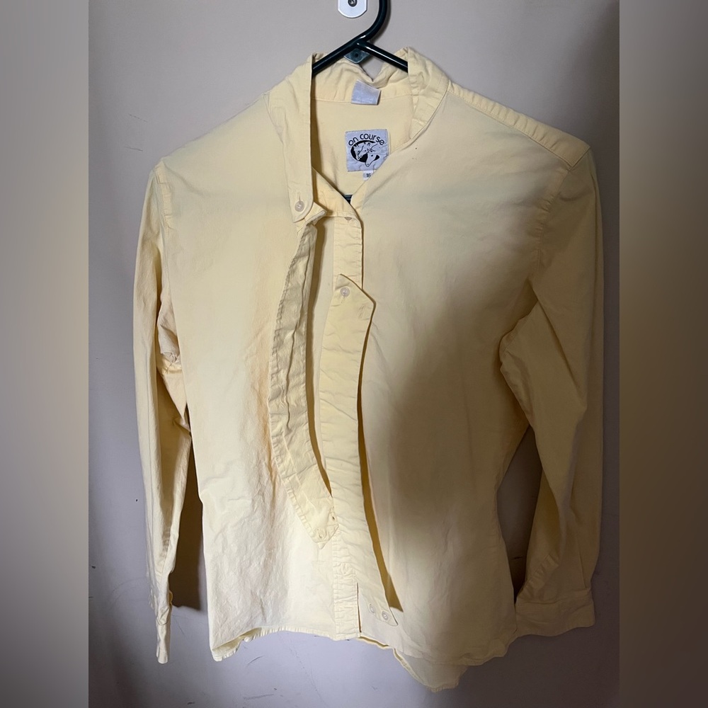 Light Yellow Collared Shirt